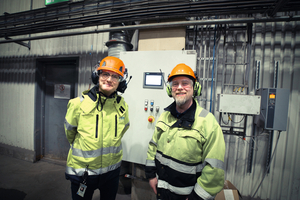  "We almost couldn‘t believe the continuity of the material feed,“ Michael Skoglund and Lars Dahlstedt, sensor sorting experts at Stena 