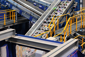  The processing line for mixed plastics operates&nbsp;– like the second line for PET&nbsp;– with a capacity of 5&nbsp;t/h 