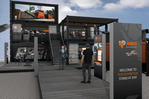  First impression of the planned ARJES/EuRec stand at IFAT Munich 2024 