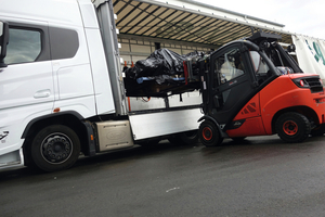  Truck after truck, the washing line components from Herbold Meckesheim start their journey to Kırklareli/Turkey 