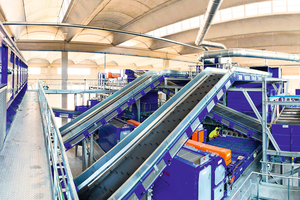  The sorting systems are customised to the individual requirements of each customer 