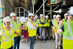  Guided tour of the facility during the opening ceremony 