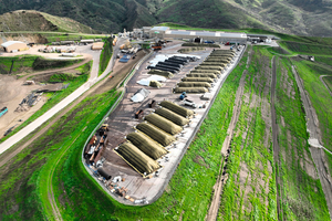  GORE® Cover composting plant with semi-permeable membranes in Santa Barbara 