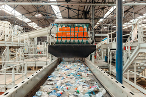  Mixed PET fraction prior to the sorting process at the NPP plant  