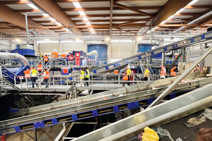  Iren SpA commissioned STADLER to design and build the largest plastics sorting plant in Borgaro, near Turin 