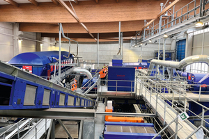  The plant automatically sorts 17 types of polymers and plastics, aluminium and ferrous materials 