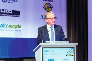  Peter Heßler as Chairman of the icbr, a well-known international congress for battery recycling 