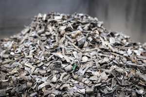  Die REDWAVE XRF-Sortiermaschine trennt verschiedene Schwermetalle ab, wie Kupfer, Messing und Zink  