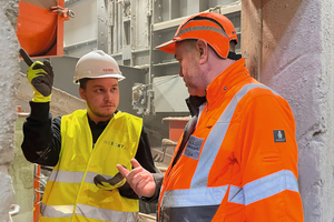  V.l.: Nathanael Laier (WeSort.AI) und Christian Peña-Seeling (Korn Recycling)  