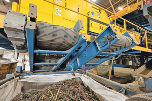  STEINERT ISS Induction Sorter at work recycling electronic cables (e-scrap) 