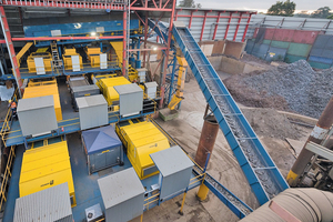  Aussie recycling plant featuring STEINERT sorting technologies processing various light and heavy metals 