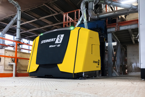  The recently commissioned MSort AF in the yellow STEINERT MSort design 
