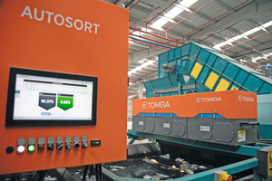  Die Sortiersysteme der Anlage umfassen vier AUTOSORT®, zwei INNOSORT® FLAKE und zwei AUTOSORT® FLAKE Einheiten 