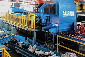  14 Sorting centre for lightweight packaging 