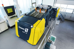  4 MSort AK enables high-precision colour sorting of plastic flakes down to 0.5 mm at high throughput rates 
