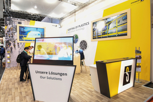 1 The STEINERT stand in Hall 9 at K 2025 – the meeting place for recycling and sorting technology experts 