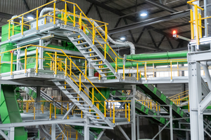  Die modular aufgebaute Recyclinganlage in Regensdorf zählt zu den modernsten Anlagen Europas 