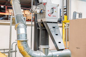  Vollautomatische Metallabscheidung und Hackguttransport mittels Absauganlage 