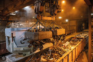  Elektrolichtbogenofen am Standort in Peine 