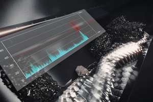  The high-frequency vibration sensors of the new, self-learning technology "Vecoplan Intelligence Detect", can detect foreign materials before damage can occur 