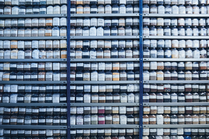  Sample collection from comprehensive test series in the in-house pilot plant 