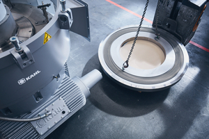  Assembly of a KAHL flat-die pellet mill 