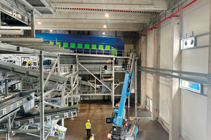  The facility processes around 120 000 t of material per year from the dual collection systems in Bremen and the surrounding federal states 