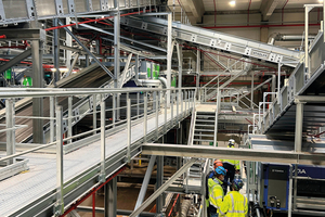  Final installation works at the SKN LVP sorting plant in Bremen by STADLER 