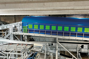  Modern fire protection systems including sprinklers and integrated fire suppression lines were installed, for example on the trommel screens  