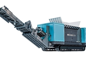  Mit dem neuen VEZ 3300 e mobil erweitert Vecoplan sein Portfolio um eine Lösung, die dem steigenden Bedarf nach variablen Einsatzszenarien in der Kreislaufwirtschaft entspricht 