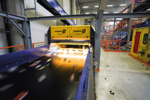  A STEINERT UniSort PR sorting system during the warm commissioning of SITEL‘s LVP sorting plant in Liège/Belgium in 2023 – one of the pilot plants of the ESA app, for which Eggersmann was the general contractor 